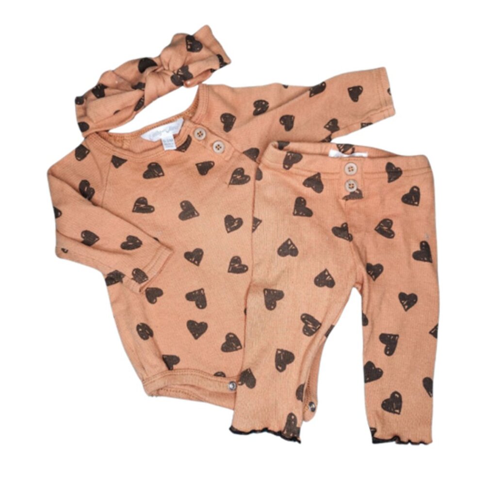 Emily and Oliver 0-3 Month Onesie